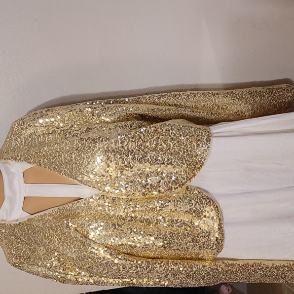 belle poque Jackets & Blazers - NWT belle poque gold sequence blazer 3x